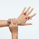 Lucent cocktail ring, Pink